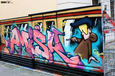 Graffiti Train - Photo by GraffFunk - Leipzig, amisk, peg