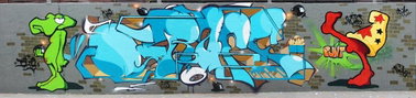 Graffiti Wall - Photo by GraffFunk - Pout, Graff.Funk, DHS (2013)