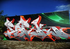 Graffiti Wall - Photo by GraffFunk - PORK, Graff.Funk, TDR (2013)