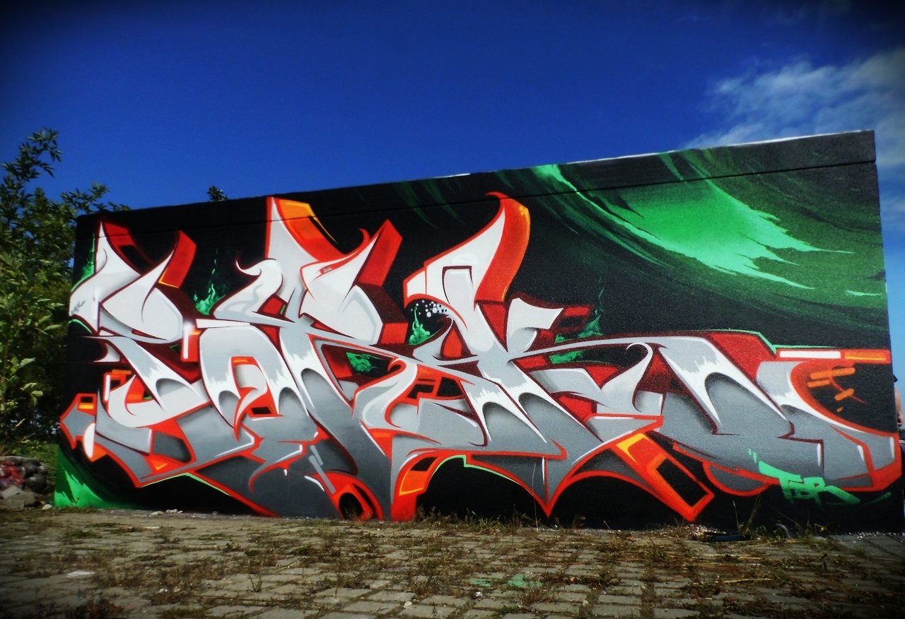 Graffiti Wall - Photo by GraffFunk - PORK, Graff.Funk, TDR (2013)
