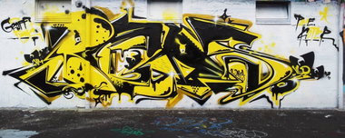 Graffiti Wall - Photo by GraffFunk - Graff.funk, Peas, Pames (2013)