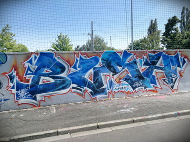 Graffiti Wall in Delitzsch - Photo by GraffFunk - BUSH, BAK, TDR!