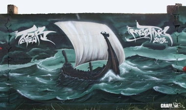 Graffiti Wall in Stendal - Photo by GraffFunk - TDR, CREW, Graff.funk