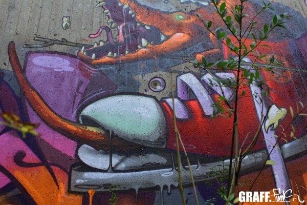 Graffiti Wall in München - Photo by GraffFunk - DVICE, MR.WOODLAND, GRAFF.Funk