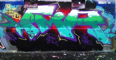 Graffiti Wall in Leipzig - Photo by GraffFunk - FMR, Graff.funk