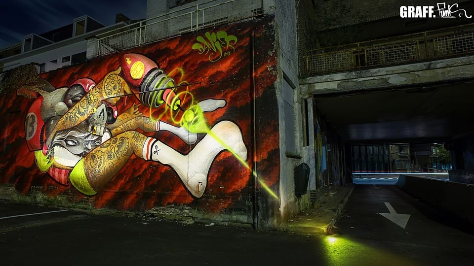 Graffiti Wall - Photo by GraffFunk - DANJER., GRAFF.FUNK
