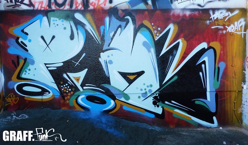 Graffiti Wall in Leipzig - Photo by GraffFunk - Pame, Graff.funk