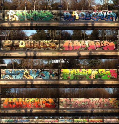 Graffiti Bombing - Photo by GraffFunk