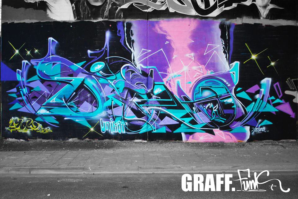 Graffiti Wall in Braunschweig - Photo by GraffFunk (2014)