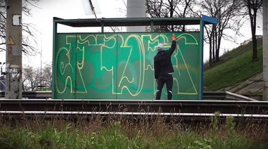 Graffiti Bombing - Photo by GraffFunk