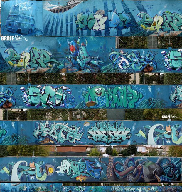 Graffiti Wall - Photo by GraffFunk