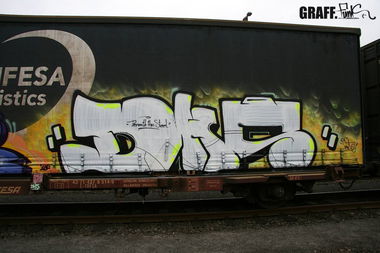Graffiti Train - Photo by GraffFunk - dhs