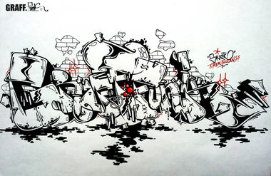 Graffiti Sketch - Photo by GraffFunk
