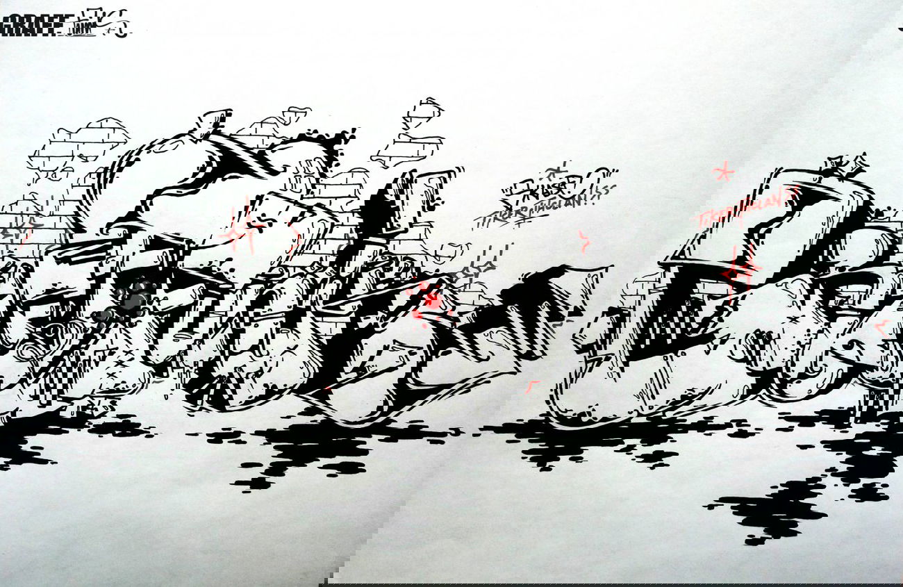 Graffiti Sketch - Photo by GraffFunk