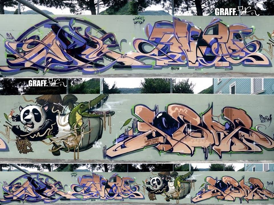 Graffiti Wall - Photo by GraffFunk - italy, seim, mobar