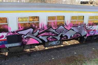 Graffiti Train - Photo by GraffFunk - KISS81, TODS, wcdib