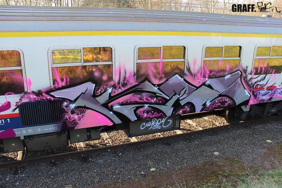 Graffiti Train - Photo by GraffFunk - KISS81, TODS, wcdib