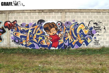 Graffiti Wall - Photo by GraffFunk - Fran