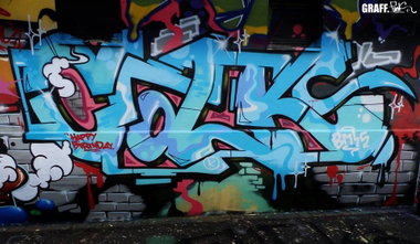 Graffiti Wall - Photo by GraffFunk - leipzig, bm, 45
