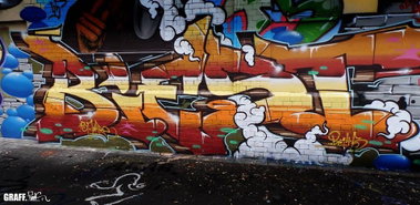 Graffiti Wall - Photo by GraffFunk - leipzig, bm, 45