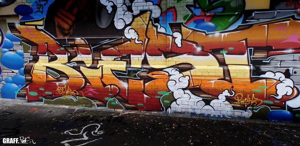 Graffiti Wall - Photo by GraffFunk - leipzig, bm, 45
