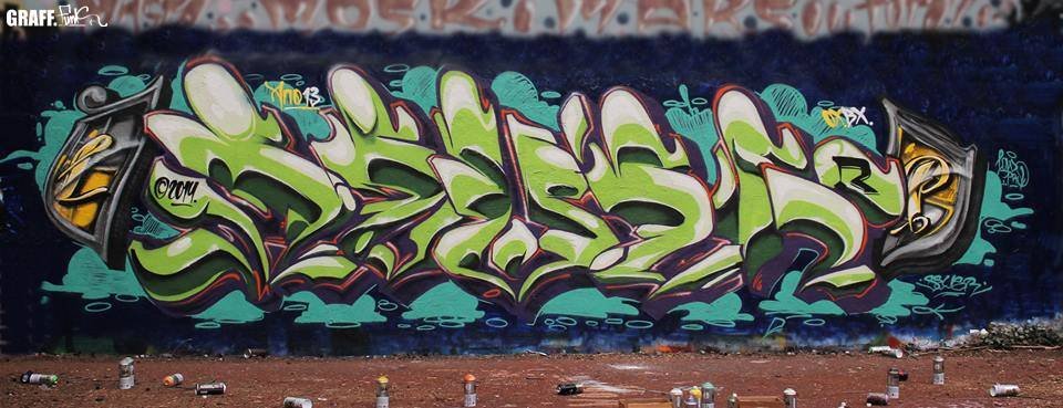 Graffiti Wall - Photo by GraffFunk - reves, grafffunk