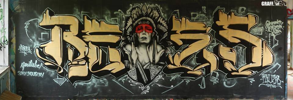 Graffiti Wall - Photo by GraffFunk - reves, grafffunk