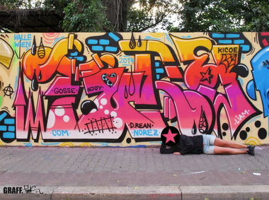 Graffiti Wall - Photo by GraffFunk - halle, grafffunk, fury