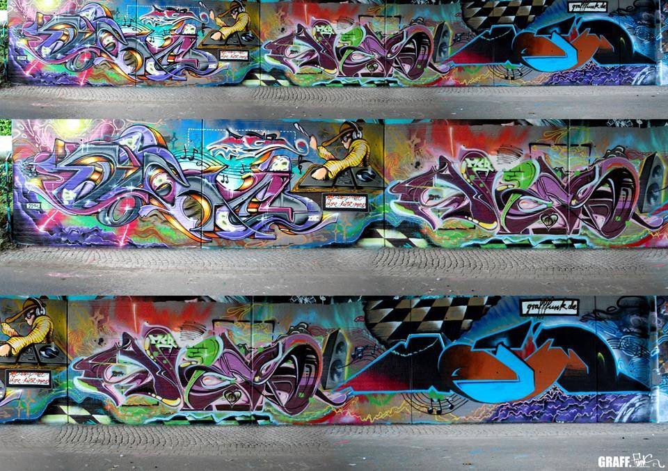 Graffiti Wall - Photo by GraffFunk - braunschweig, mcr