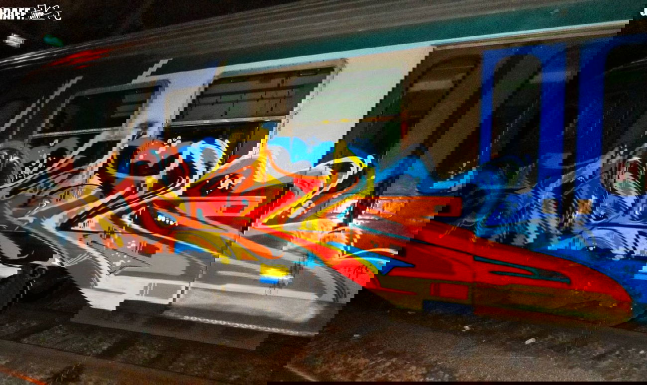 Graffiti Train - Photo by GraffFunk - italien, seim