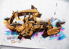 Graffiti Sketch - Photo by GraffFunk - leipzig