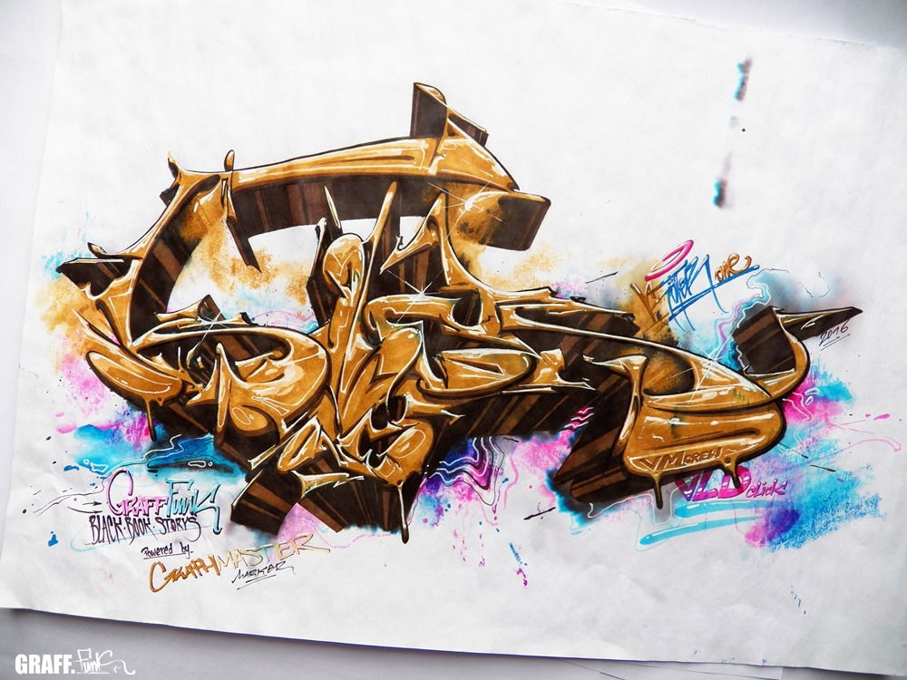 Graffiti Sketch - Photo by GraffFunk - leipzig