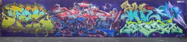 Graffiti Wall - Photo by GraffFunk - Pank, Rcs, Köter