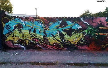 Graffiti Wall - Photo by GraffFunk - dank, berlin, wildstyleshop