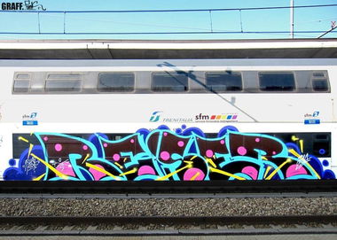 Graffiti Train - Photo by GraffFunk