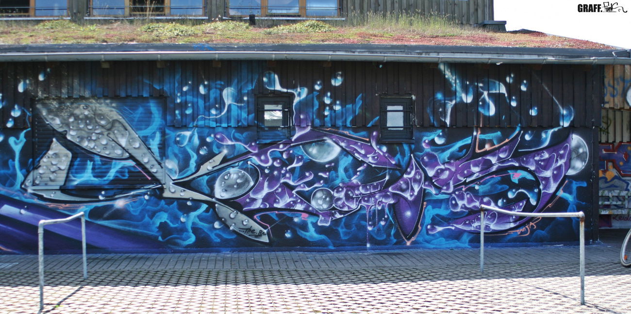 Graffiti Wall - Photo by GraffFunk - düsseldorf, Kiss81, delitzsch