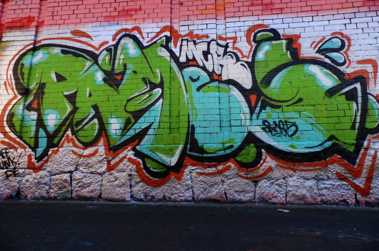 Graffiti Wall - Photo by GraffFunk - Leipzig, mcr