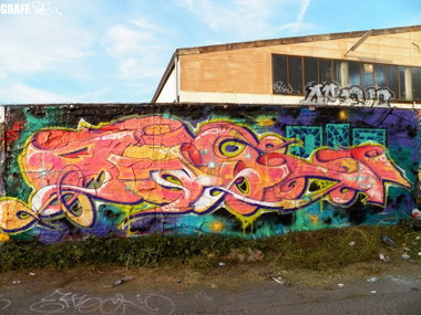 Graffiti Wall - Photo by GraffFunk - pain, berlin, wildstyleshop