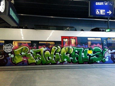 Graffiti Train - Photo by GraffFunk - leipzig