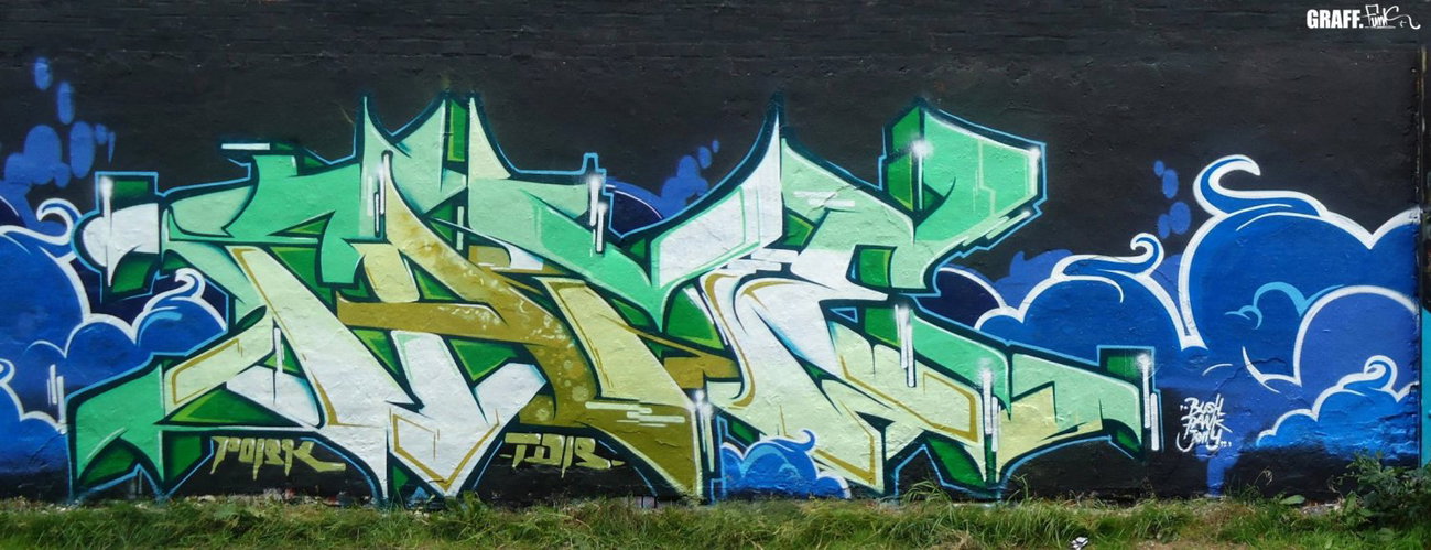 Graffiti Wall - Photo by GraffFunk - leipzig, tdr, abs
