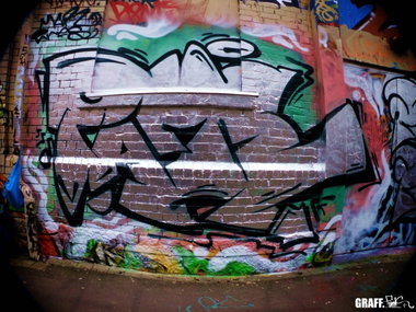 Graffiti Wall - Photo by GraffFunk - pame, mcr, leipzig