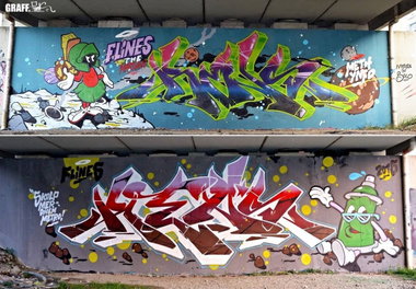 Graffiti Wall - Photo by GraffFunk - Rens, italy