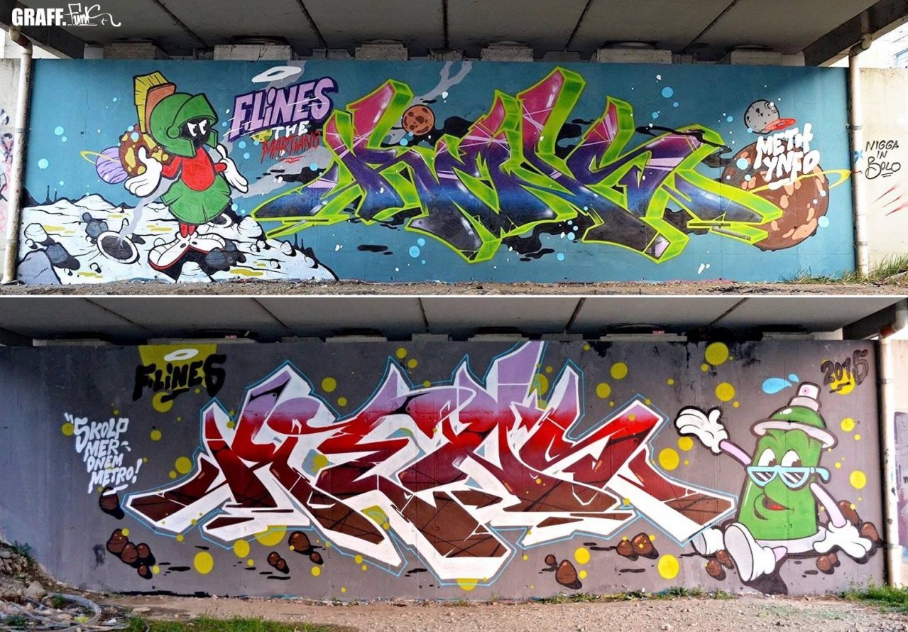 Graffiti Wall - Photo by GraffFunk - Rens, italy