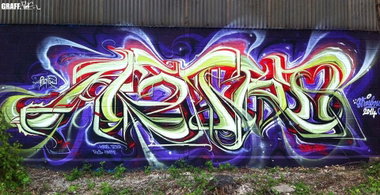 Graffiti Wall - Photo by GraffFunk - paris, astro