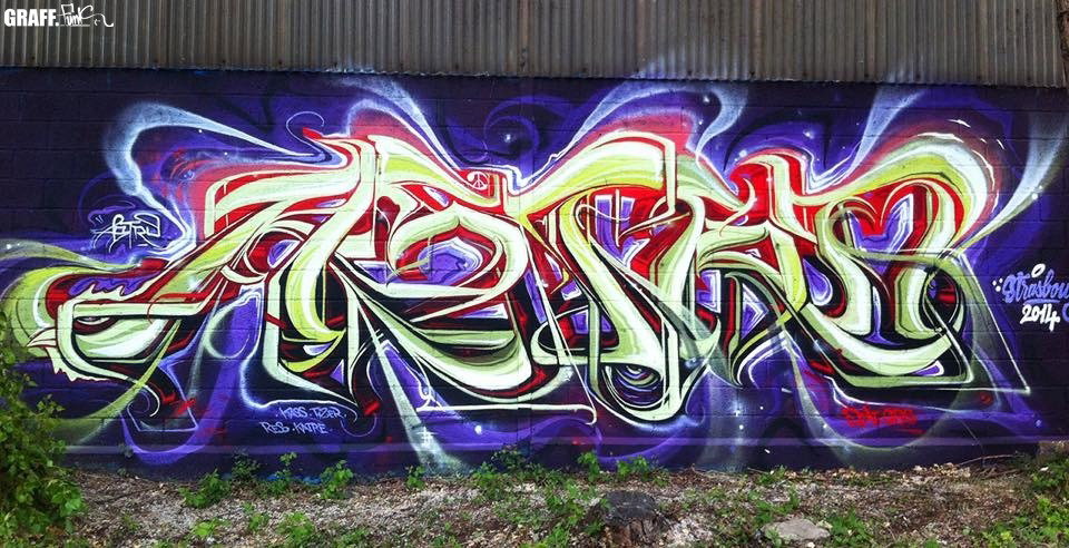 Graffiti Wall - Photo by GraffFunk - paris, astro