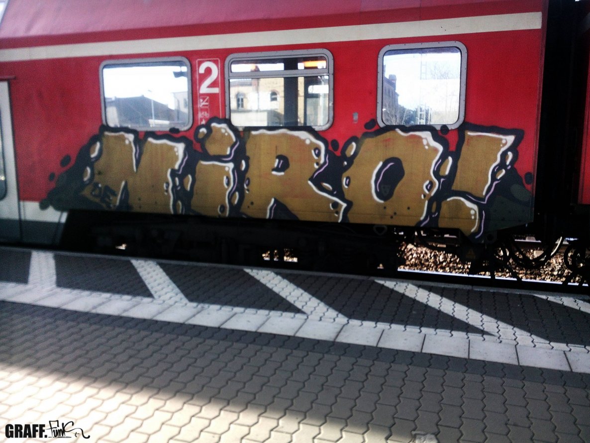 Graffiti Train - Photo by GraffFunk - leipzig, niro