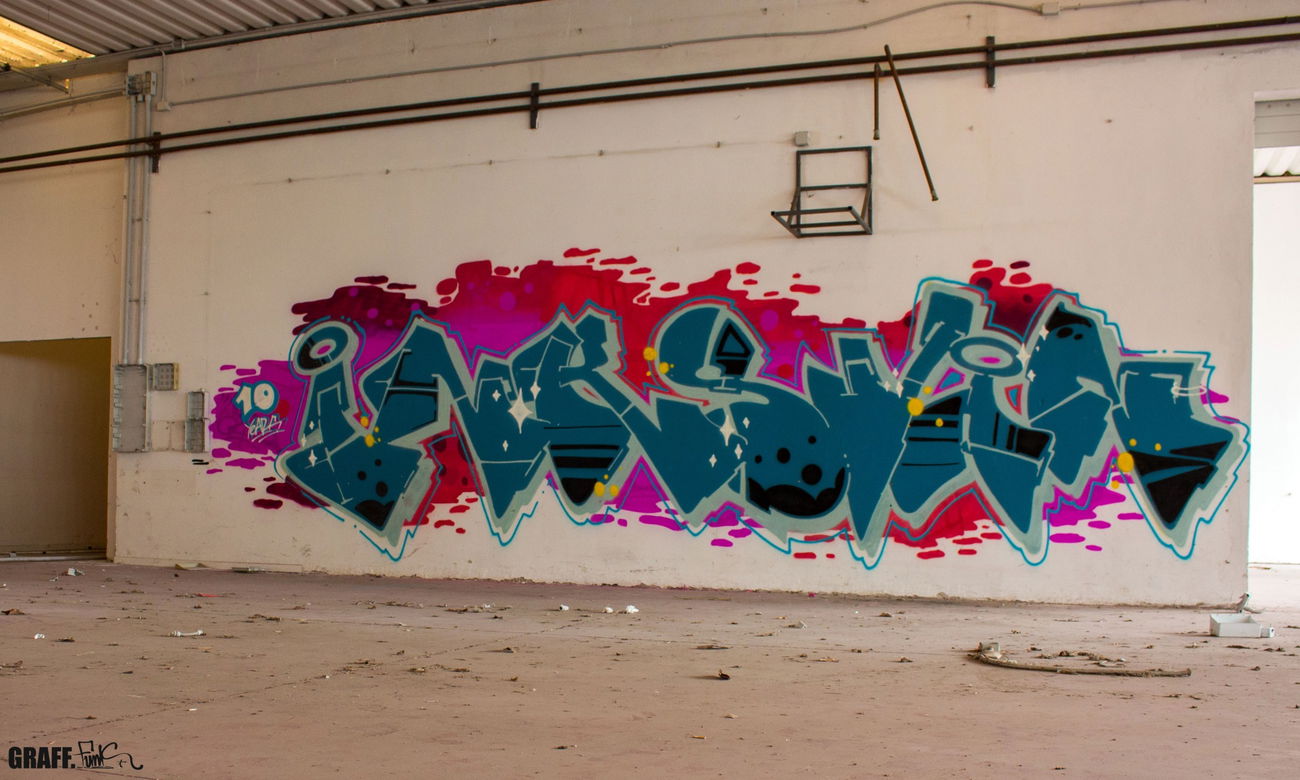 Graffiti Wall - Photo by GraffFunk - nitro, inksulin, pysk