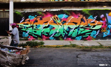 Graffiti Wall - Photo by GraffFunk - biz, motick