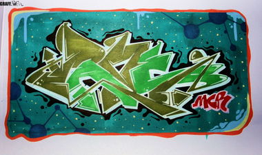 Graffiti Sketch - Photo by GraffFunk - mcr, pame, leipzig