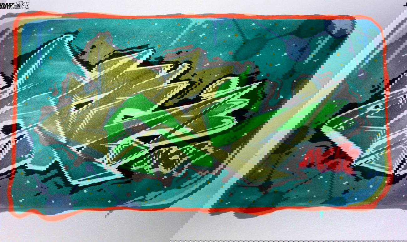 Graffiti Sketch - Photo by GraffFunk - mcr, pame, leipzig